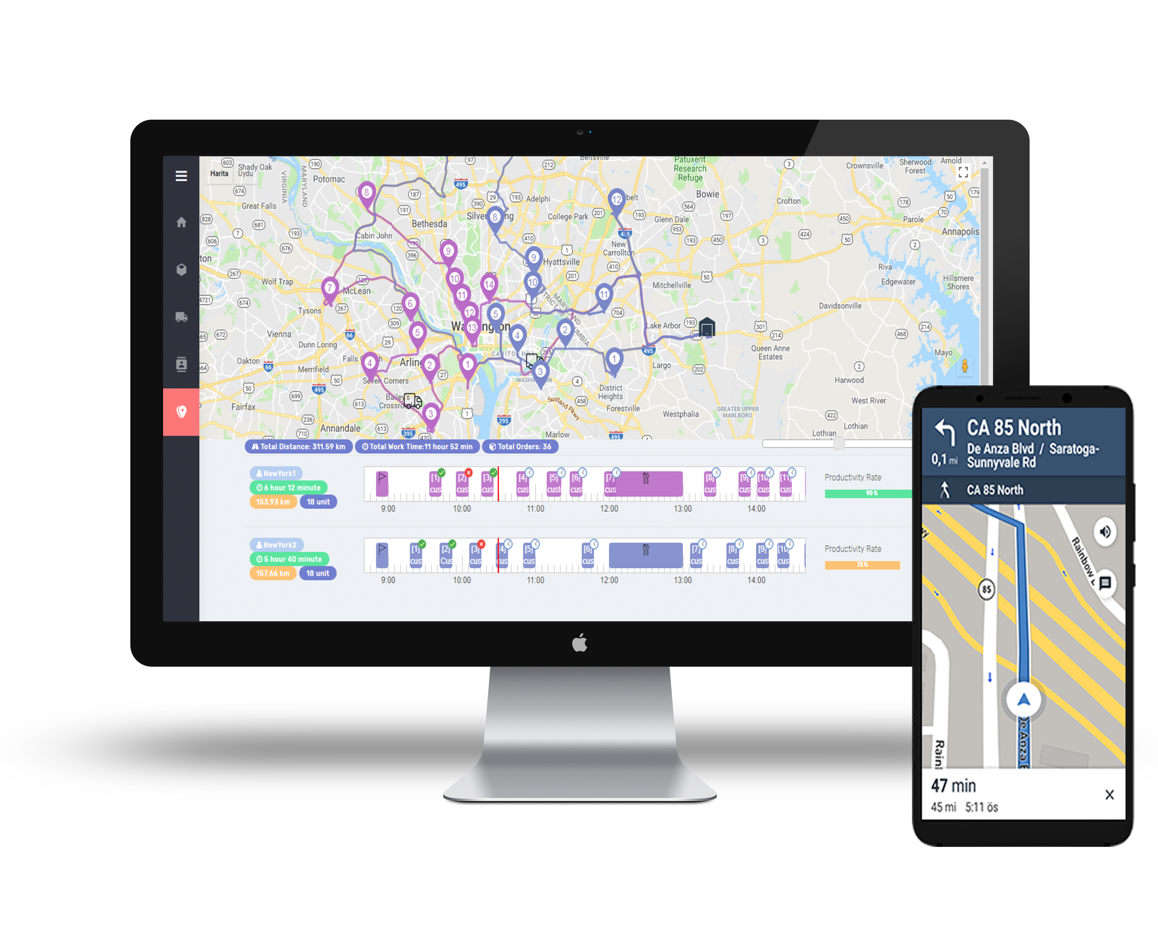 Routing Software with Navigation